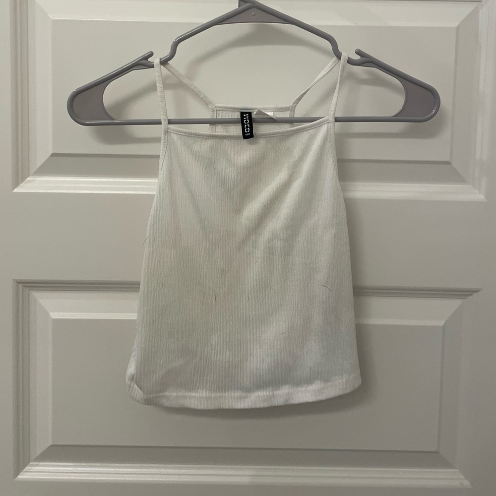 Textured cropped tank